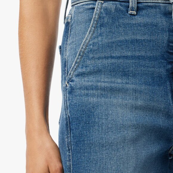 NEW JOE'S The Trixie Denim women Trousers With Wide Cuffs in medium wash 825 7t3 - Picture 6 of 9